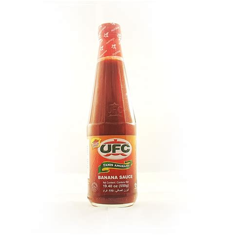UFC Banana Sauce Hot Spicy 550g Condiments Sing Kee