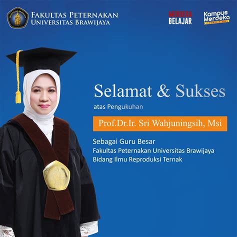 Dosen Fapet UB Dikukuhkan Jadi Gubes Bidang Ilmu Reproduksi Ternak