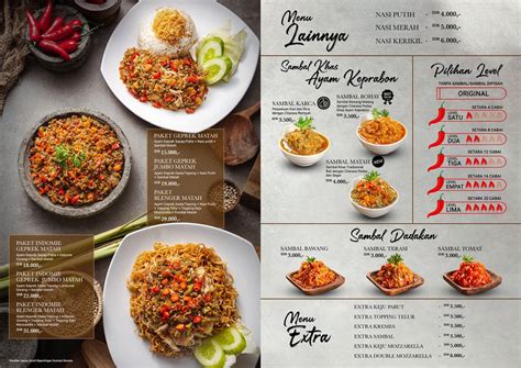 Desain Menu Restoran Malang Foodior Malang