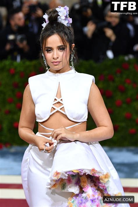 Camila Cabello Sexy Seen Braless Showing Off Her Hot Tits At The Met Gala In New York City AZNude