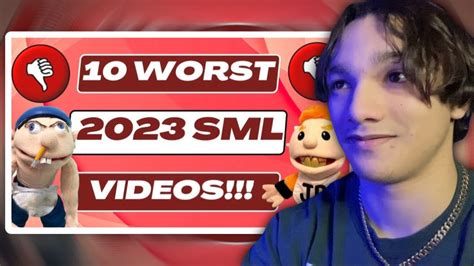 SuperMarioNic Top 10 Worst SML Videos Of 2023 Reaction YouTube