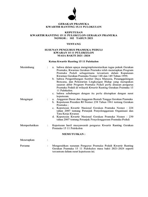 Sk Pramuka Peduli Pulokulon 2021 2024 Final Pdf