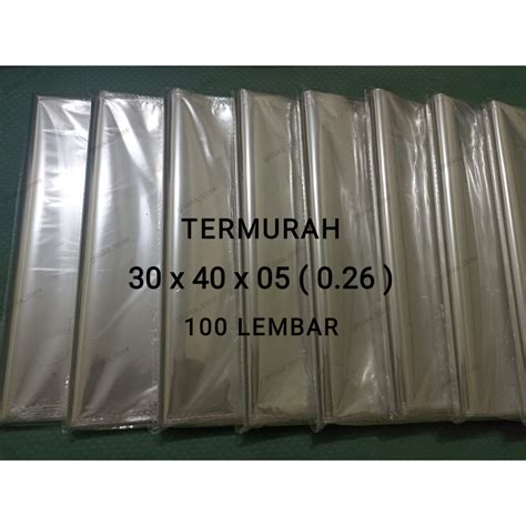 Jual Plastik Opp X Tebal Mikron Plastik Baju Bening