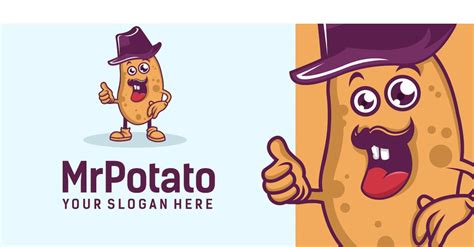 Potato Logo Design - Potato Logo Design - TemplateMonster