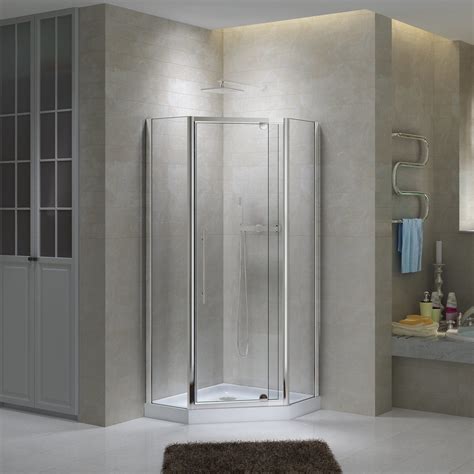 Diamond Shape Stainless Steel Hinge Door Frame Shower Enclosure China