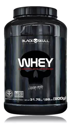 Whey 100 Whey Protein Black Skull Caveira Preta Sabores MercadoLivre