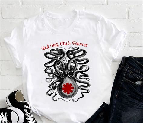 S Vintage Red Hot Chili Peppers Band T Shirt Red Hot Chili Peppers Tour Walmart