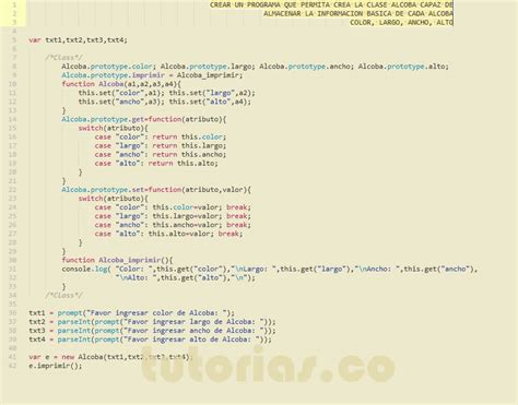 POO Javascript Clase Alcoba Tutorias Co