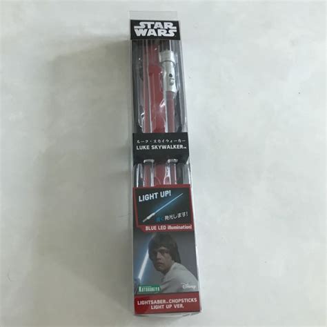 Star Wars Light Up Lightsaber Chopsticks Luke Skywalker Hobbies