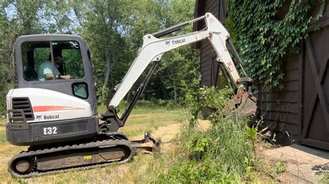 Mini Excavator Light Work Around The Barn Youtube