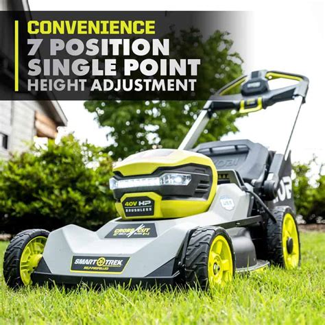 Ryobi Volt Hp Brushless In Cordless Battery Walk Behind Dual