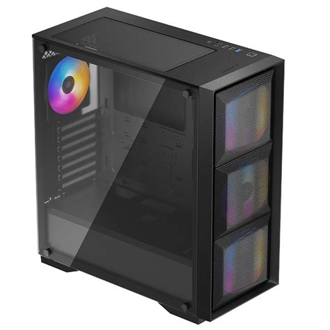 Gabinete Gamer Deepcool Matrexx Mesh Fs Mid Tower Fanes Argb