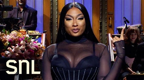 SNL Megan Thee Stallion Hosts Raps Works At Hot Girl Hospital