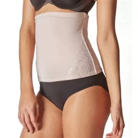 SPANX Intimates Sleepwear Assets Red Hot Label By Spanx Luxe Lean Pink Lace Waist Cincher