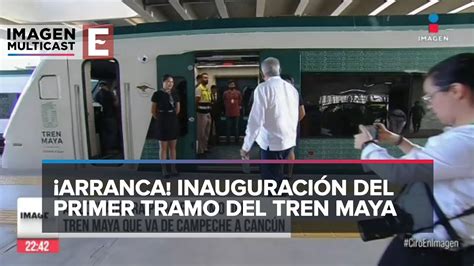 Así fue la inauguración del primer tramo del Tren Maya YouTube