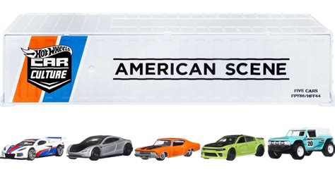Hot Wheels Premium Car Culture American Scene 5 Pack Of 1 64 Scale Toy Cars Collectible Set