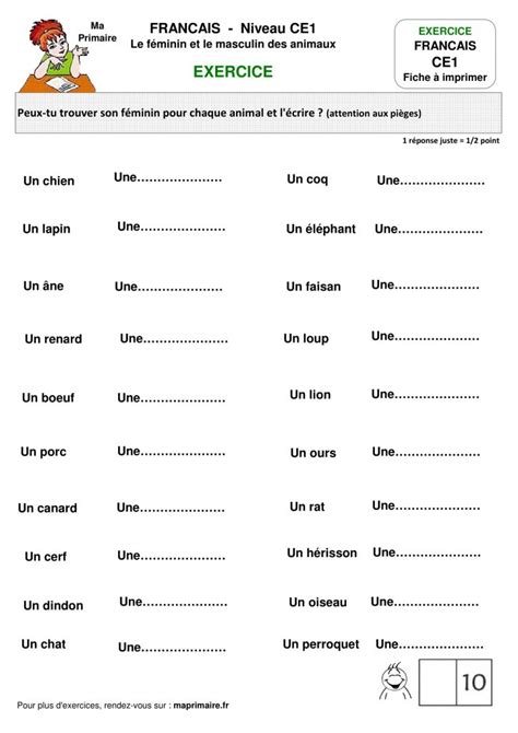 Adjectifs Possessifs Exercise Artofit