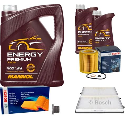 Bosch Inspection Set L Mannol Energy Premium W Pour Bmw Er E