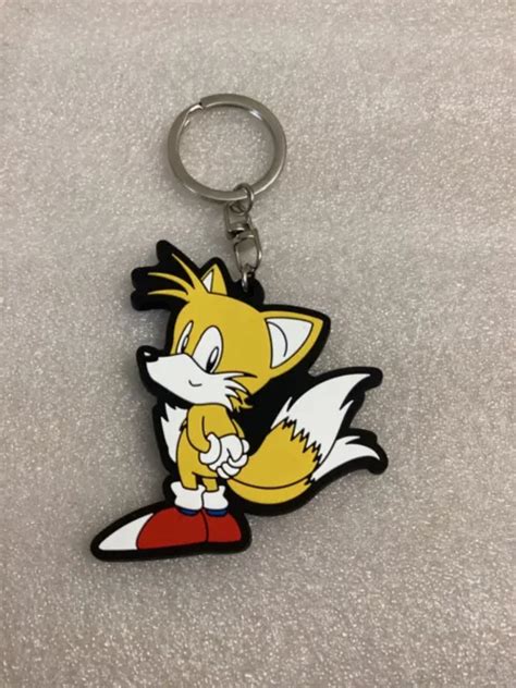 SONIC THE HEDGEHOG Tails Keychain 60th Anniversary 60 GO SEGA Rare