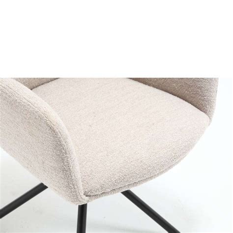 Industrial Home Draaistoel Donna Bouclé kopen Shop eetkamerstoelen bij