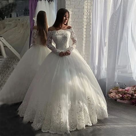 Princess Ball Gown Wedding Dresses With Lace