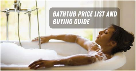 Bathtub Price List And Buying Guide Price In Philippines 2023