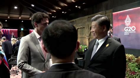 Watch As Chinese President Xi Jinping Confronts Canadian Prime Minister