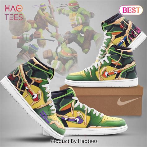 Best Tmnt Teenage Mutant Ninja Turtles Air Jordan High Top Sneaker Pod