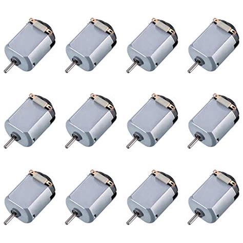 Topoox 12 Pack Dc Motor 15 3v 15000rpm Mini Electric Hobby Motor For Diy Toys Science Projects