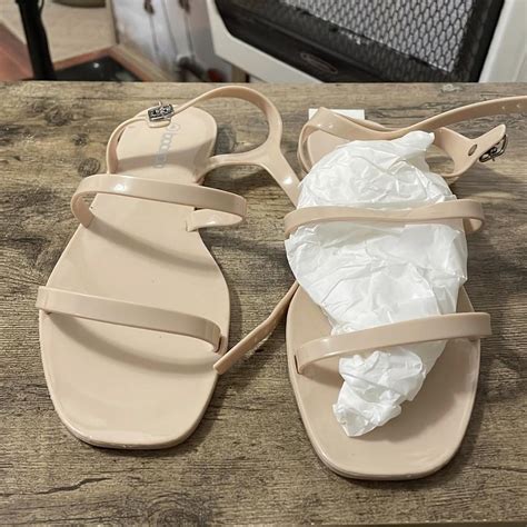 Nude Jelly Sandals Brand New Never Used Sandals Depop