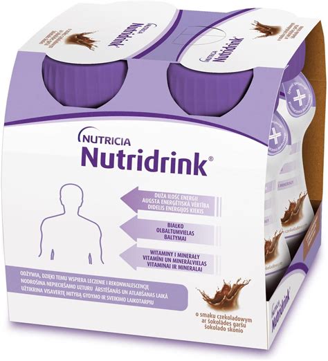 Nutricia Nutridrink Czekoladowy 4X125 Ml - Opinie i ceny na Ceneo.pl