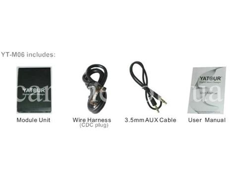 Эмулятор чейнджера Yatour YT-M06, mp3 адаптер, usb адаптер
