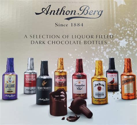 Anthon Berg Chocolate Liqueurs With Original Spirits Gift Box