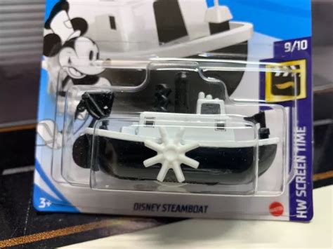 Hot Wheels Hw Screen Time Mickey Mouse Disney Steamboat Unopened Picclick Au