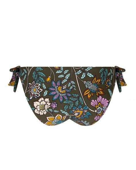 BIKINI LAZOS LISE CHARMEL FLEURS PERSANES TALLAS S COLOR BRONZE