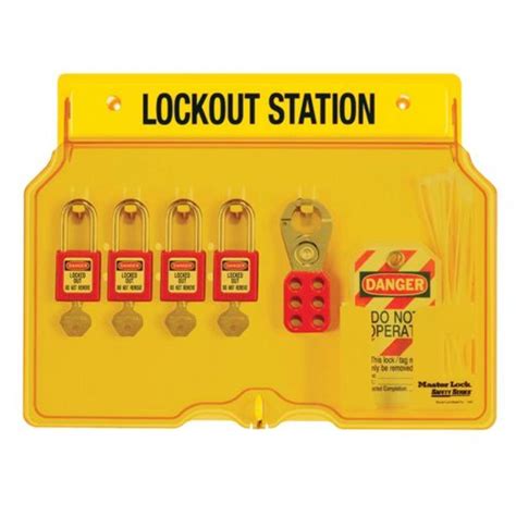 Master Lock Lockout Station 1482BP410 Lockout Tagout Shop