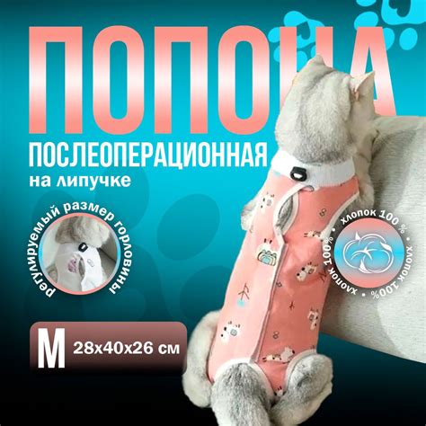 Попона послеоперационная для собак и кошек, бандаж после операции и ...
