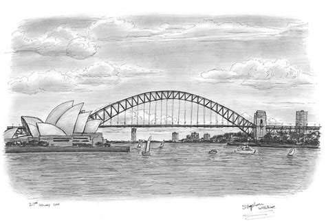 Sydney Harbour Bridge Drawing