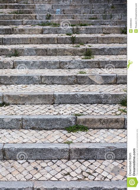 Etapas De Pedra Escadaria Preto E Branco Velha Foto De Stock Imagem