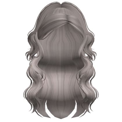 Ash Wavy High Ponytail With Side Swept Bangs Roblox