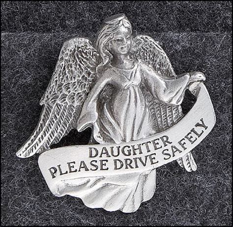 Drive Safely Car Guardian Angel Daughter Automobile Visor Clip Refill