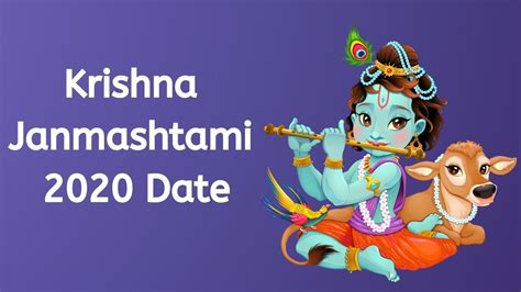 Janmashtami 2020 Date Janmashtami Kab Hai Shri Krishna Janmashtami