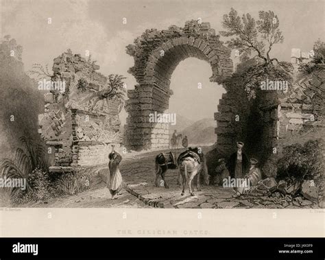 The Cilician Gates Carne John 1836 Stock Photo - Alamy