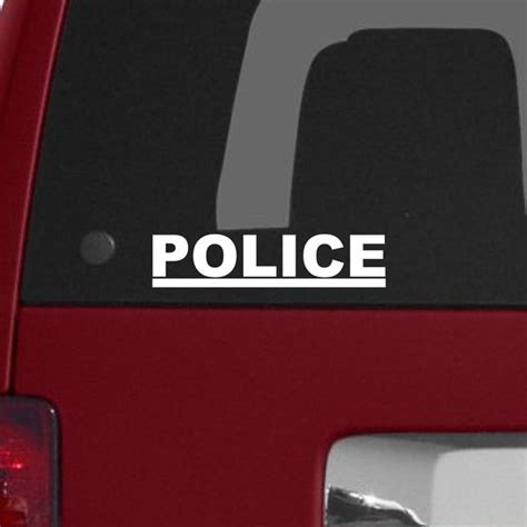 Law Enforcement Decals Etsy