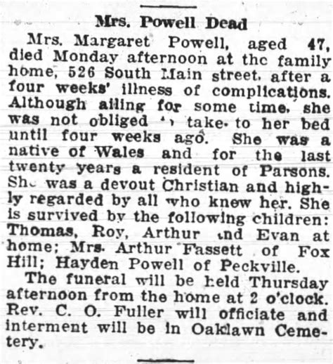 Margaret Powell Wife Of ™