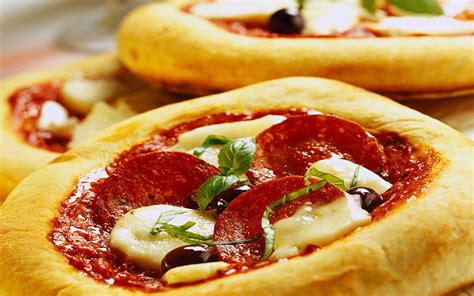 Pizza Comida Salami Fondo De Pantalla HD Wallpaperbetter