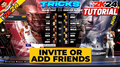 Nba 2k24 How To Invite And Play With Friends Online How To Invite A