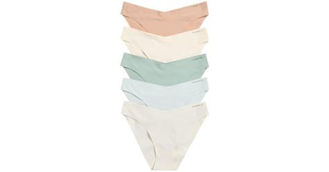 Danskin Assorted Pack V Front Bikini Briefs In Blue Lyst