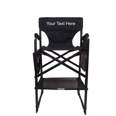 EMBROIDERED Personalized Professional Tall Directors Chair By Pacific ...