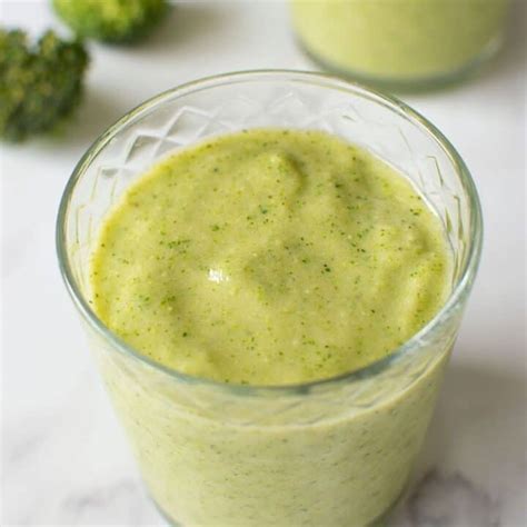 Broccoli Smoothie (Fruity & Delicious!) - Hint of Healthy